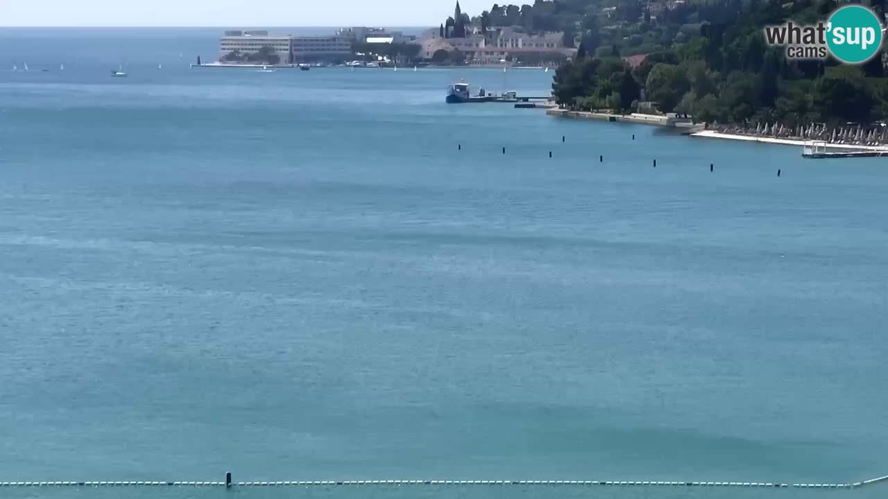 Web kamera Portorož plaža