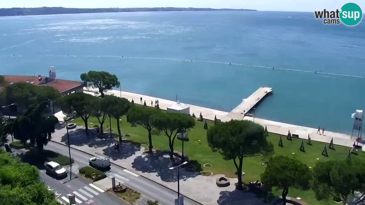 Webcam Plage Portorož – Bungalow