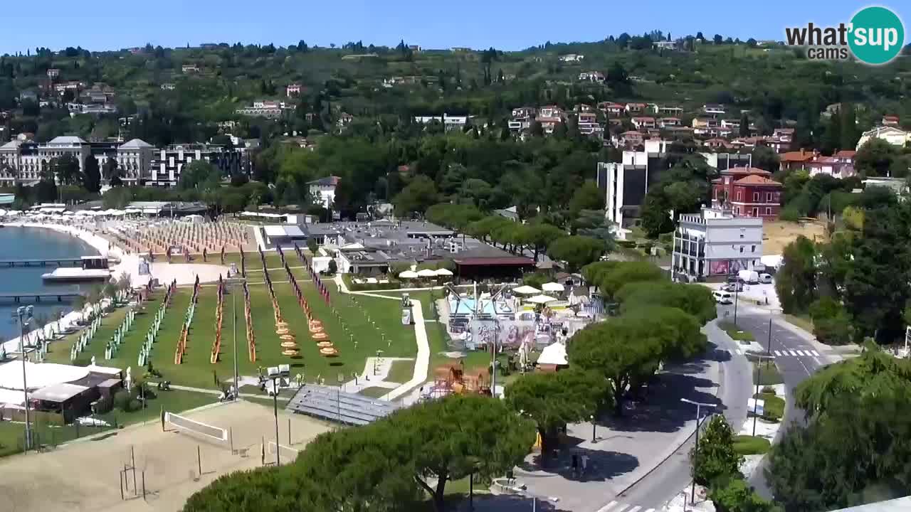 Webcam Playa Portorož – Bungalow