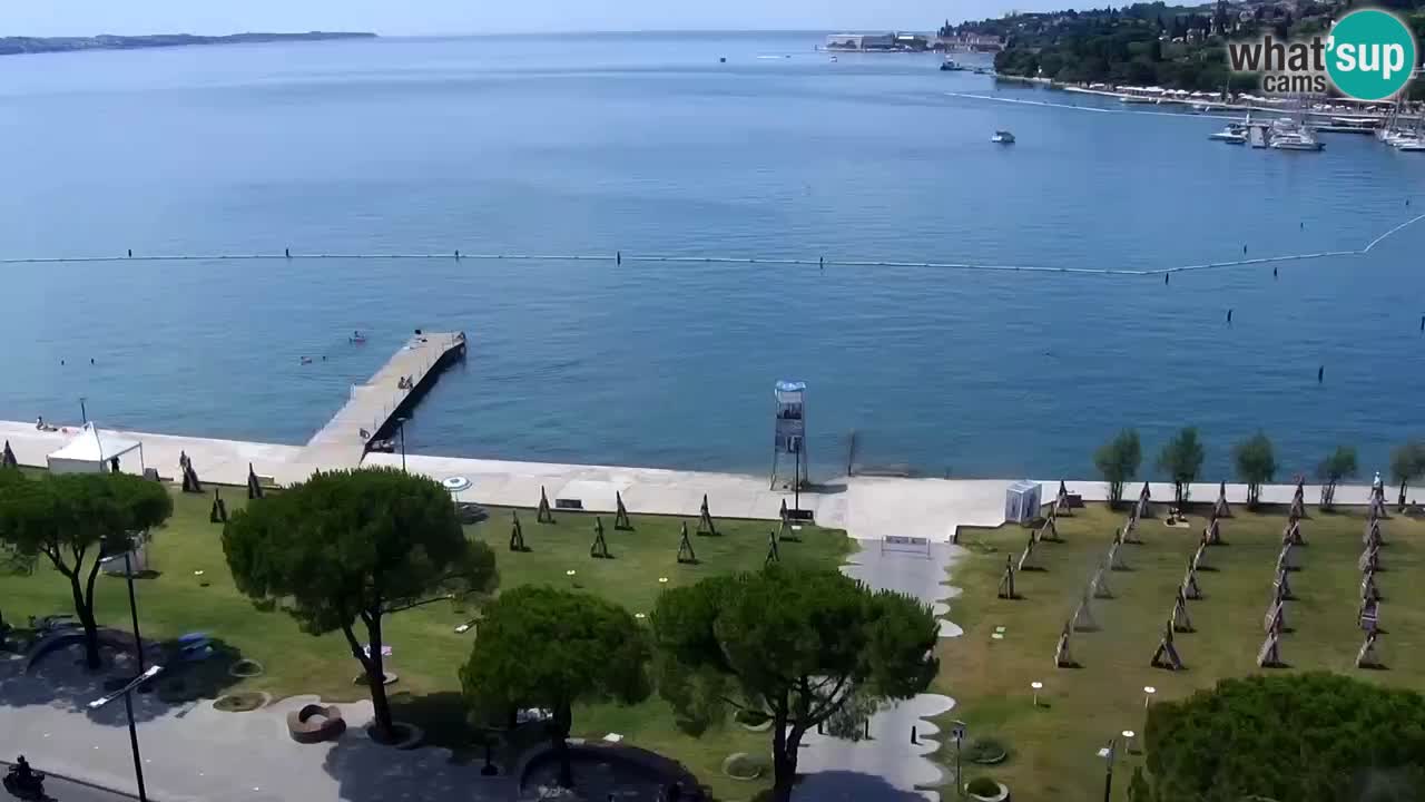 Live cam Portorož  Panorama