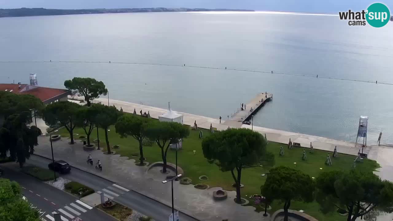 Webcam Plage Portorož – Bungalow