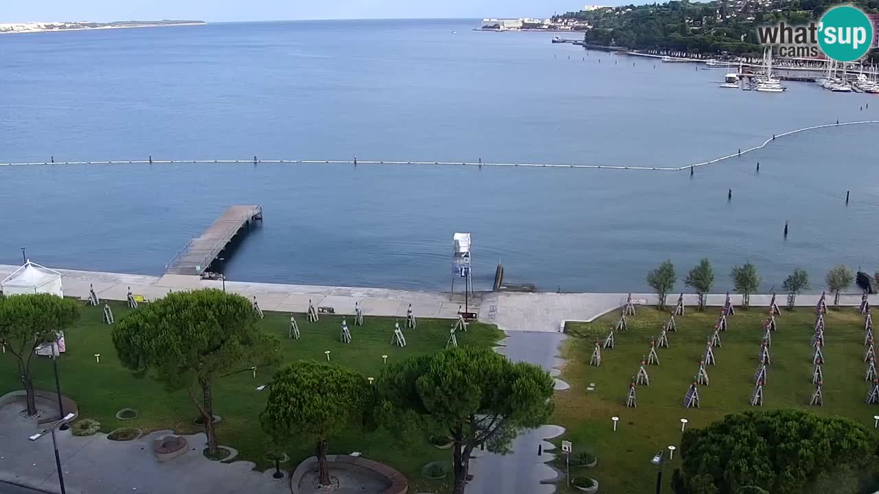 Webcam Playa Portorož – Bungalow
