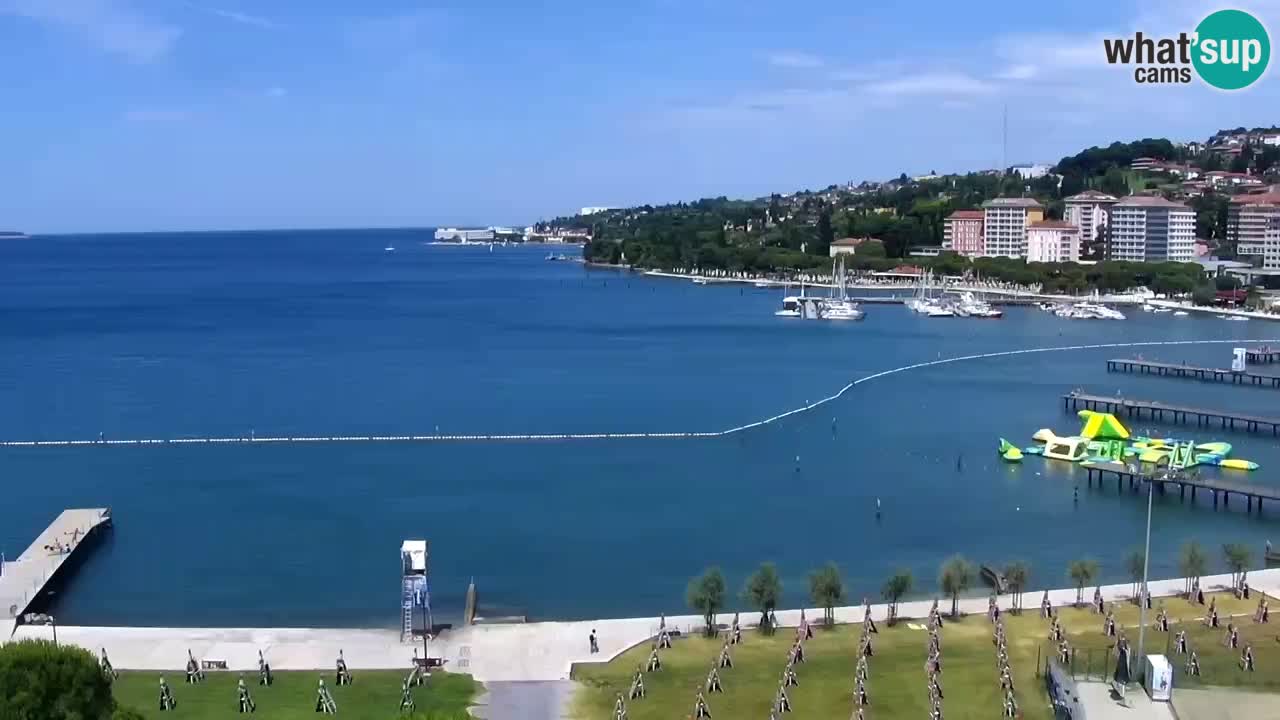 Live Webcam Portorose – Panorama