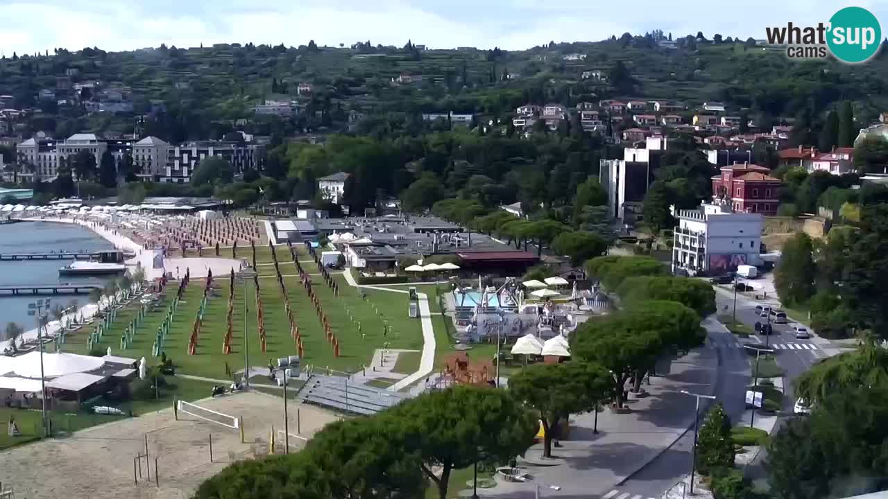 Portorož – panorama webcam