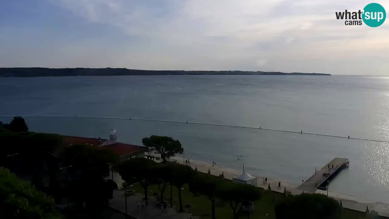 Webcam Playa Portorož – Bungalow