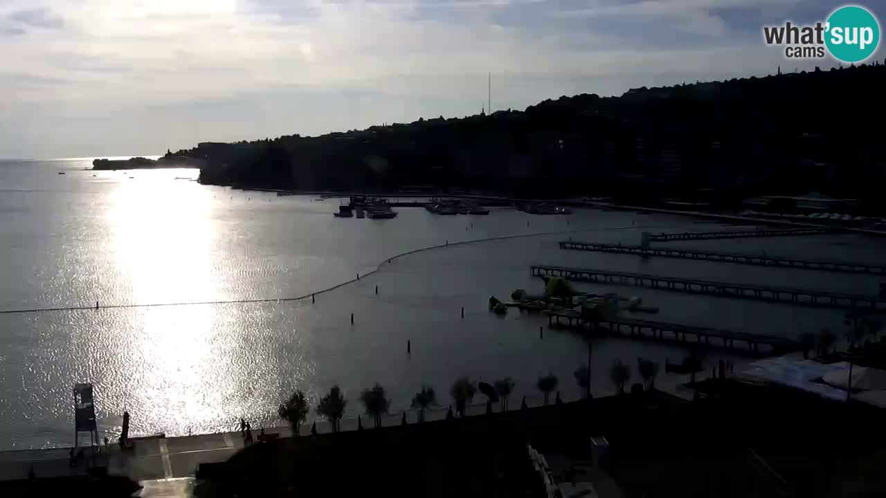 Portorož – panorama webcam