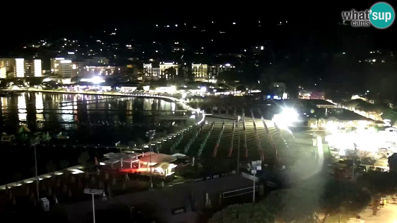 Spletna kamera Portorož plaža – Pogled z restavracije Bungalow