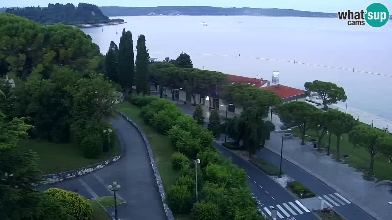 Webcam Playa Portorož – Bungalow