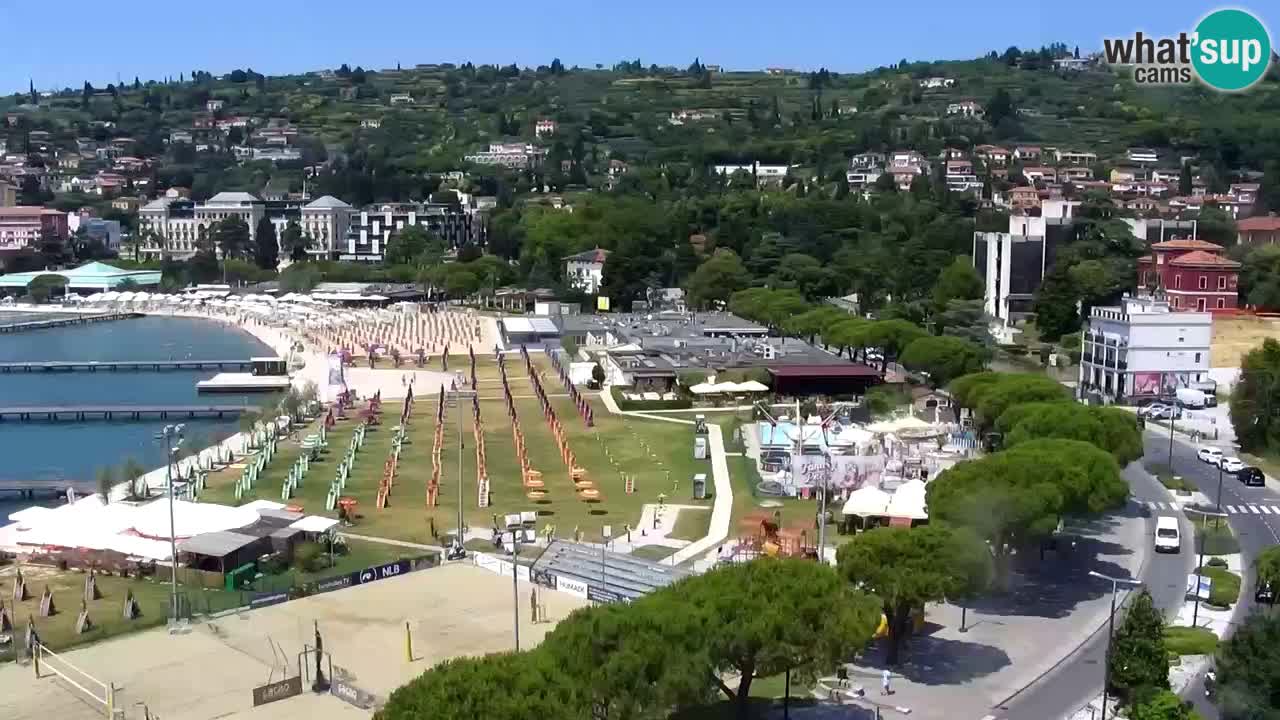 Live Webcam Portorose – Panorama