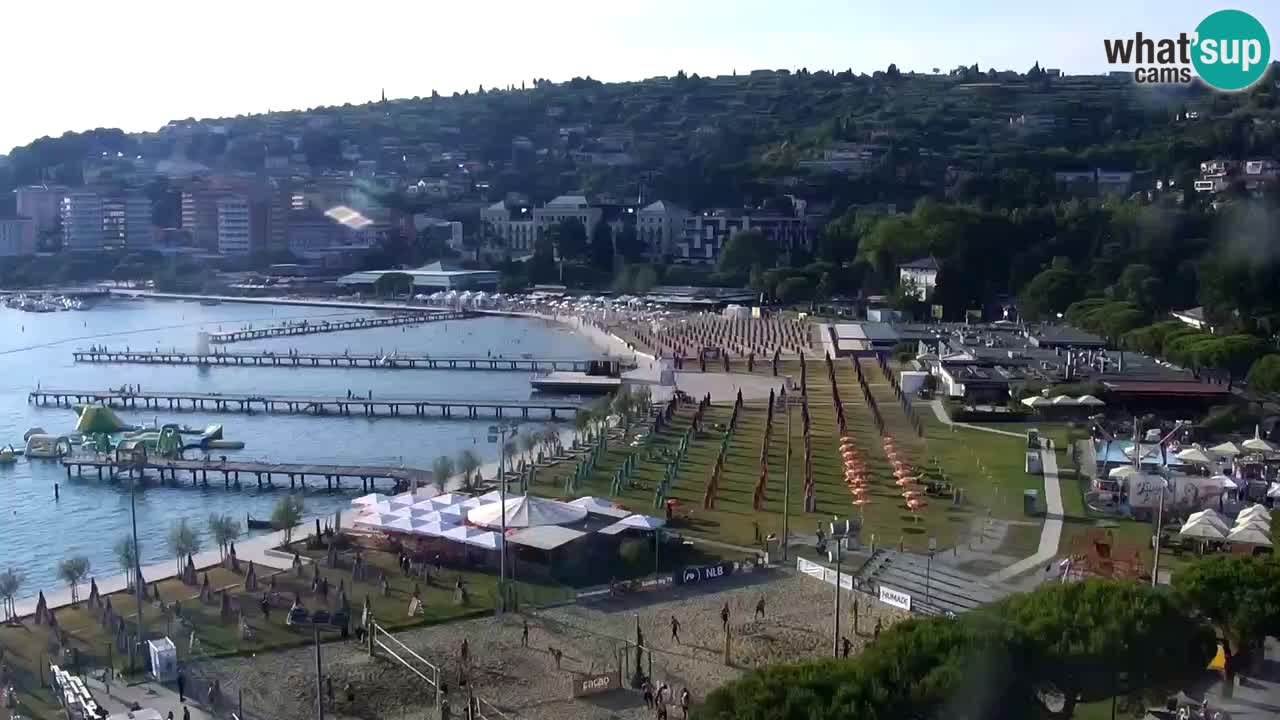 Webcam Plage Portorož – Bungalow