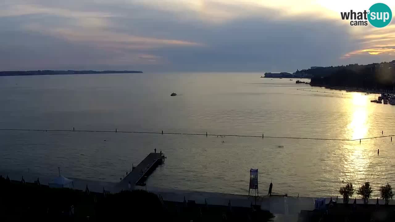 Webcam Live Portorož Strand – Bungalow