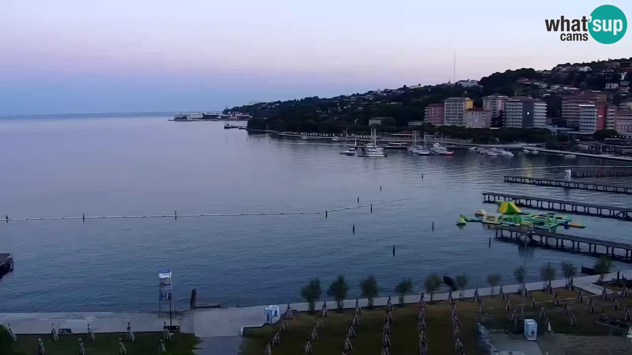 Portorož – panorama webcam