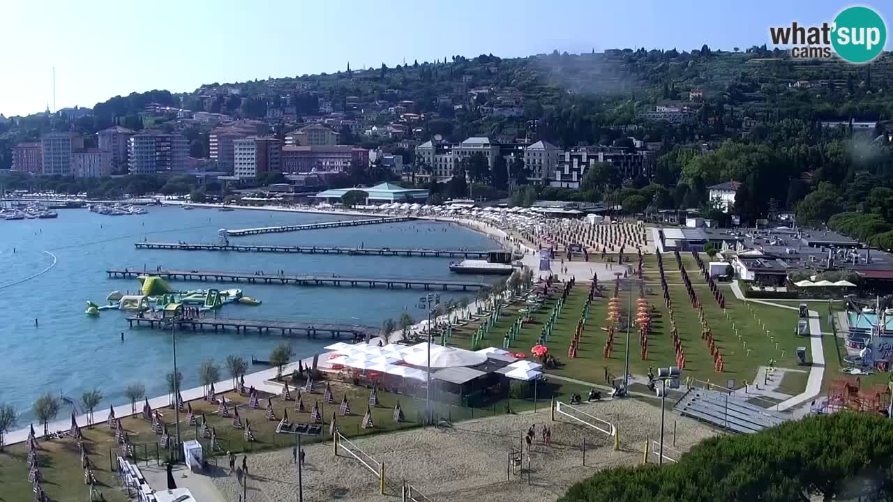 Portorož – panorama webcam