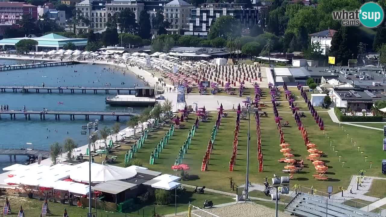 Webcam Portorož Panoramic view from Casino Portoroz