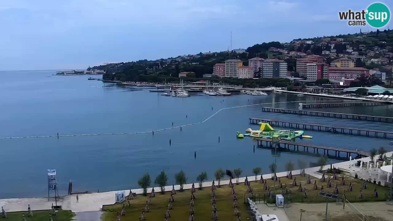 Portorož – panorama webcam