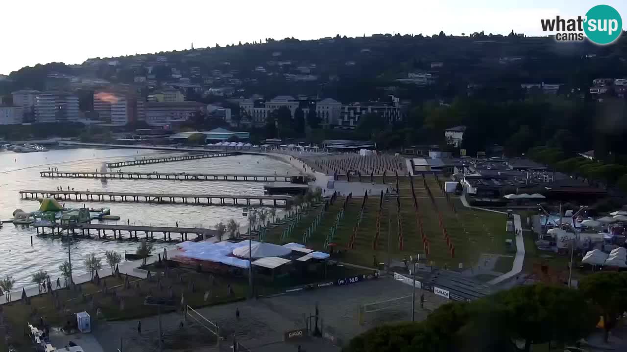 Web kamera Portorož plaža