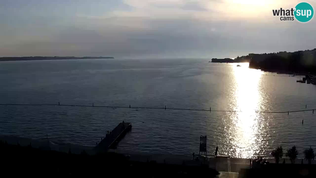 Webcam Live Portorož Strand – Bungalow