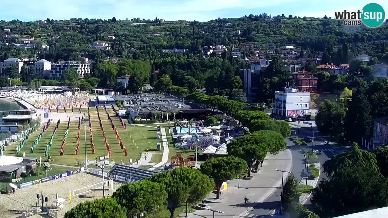 Portorož – panorama webcam