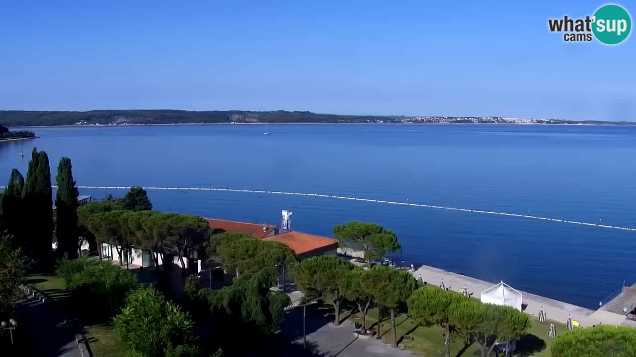 Webcam Portorož Panoramic view from Casino Portoroz
