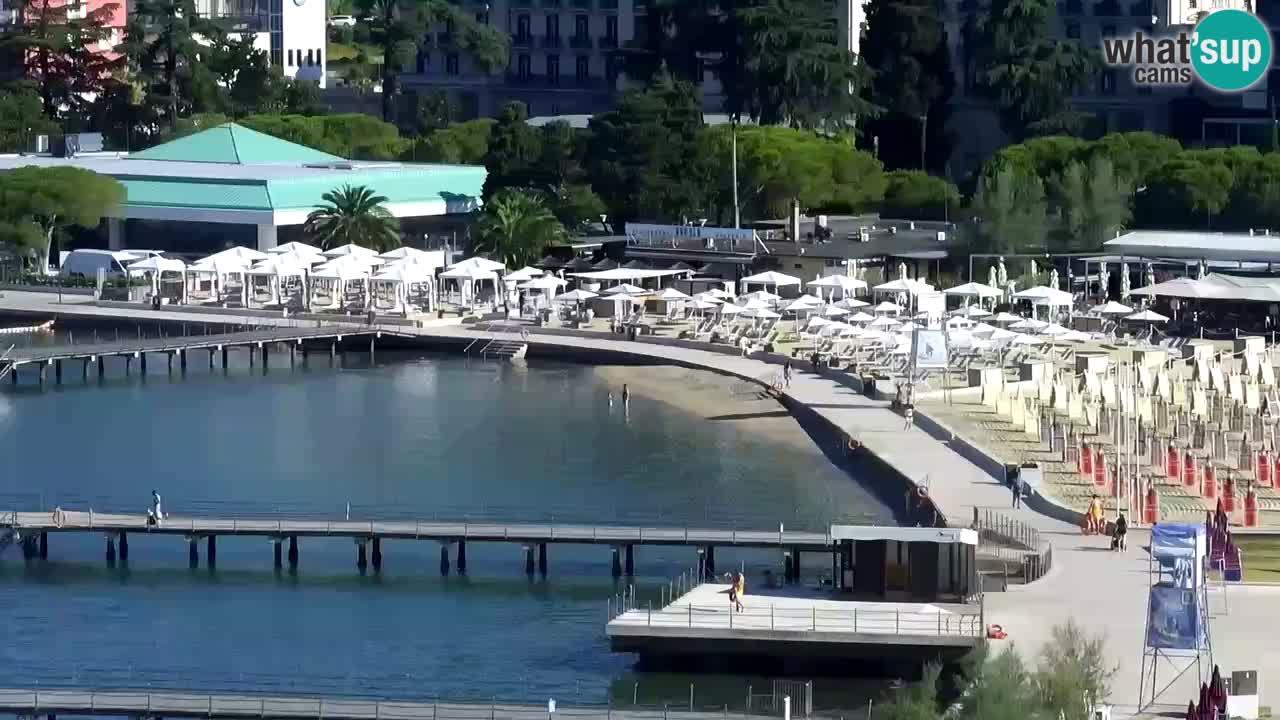 Webcam Portorož Panoramic view from Casino Portoroz