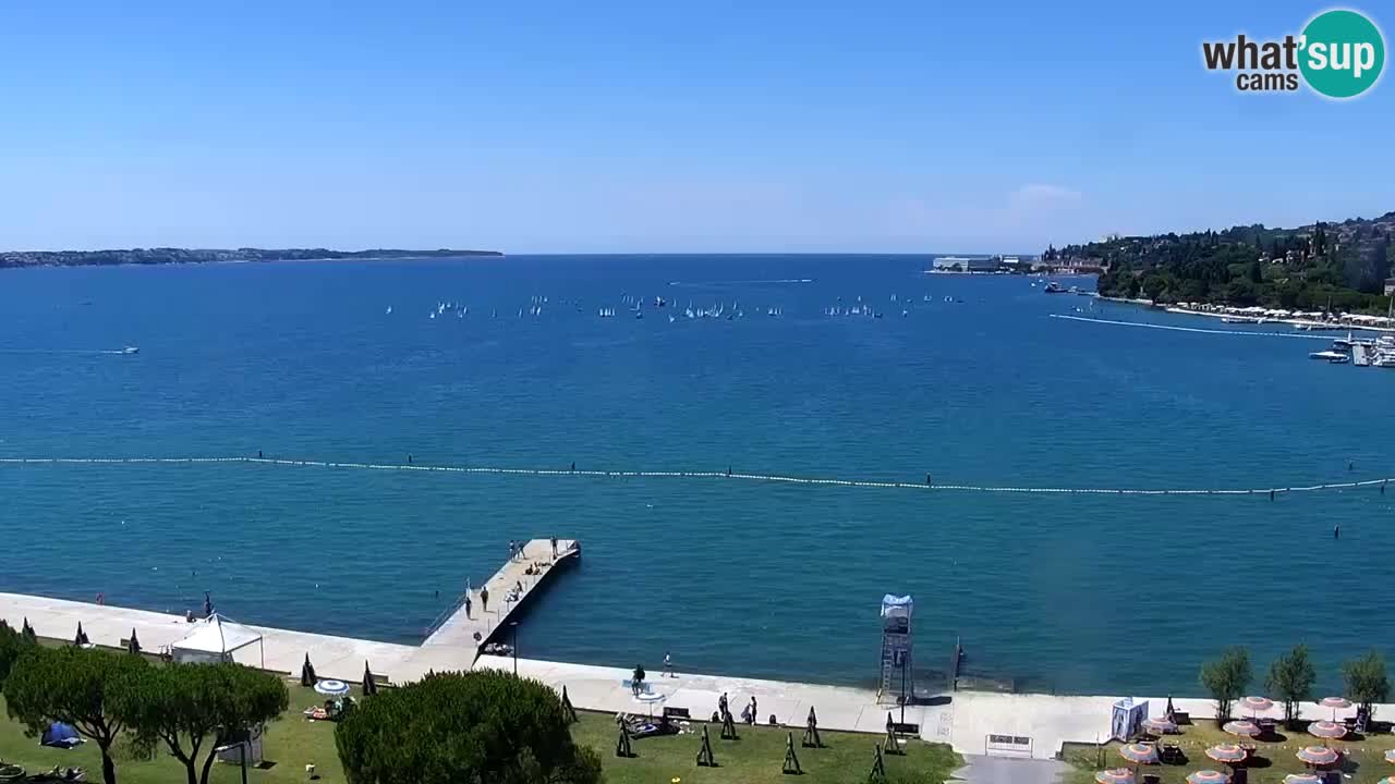 Webcam Playa Portorož – Bungalow