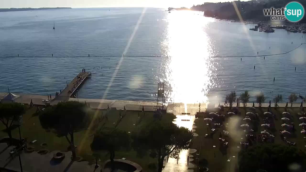 Web kamera Portorož plaža