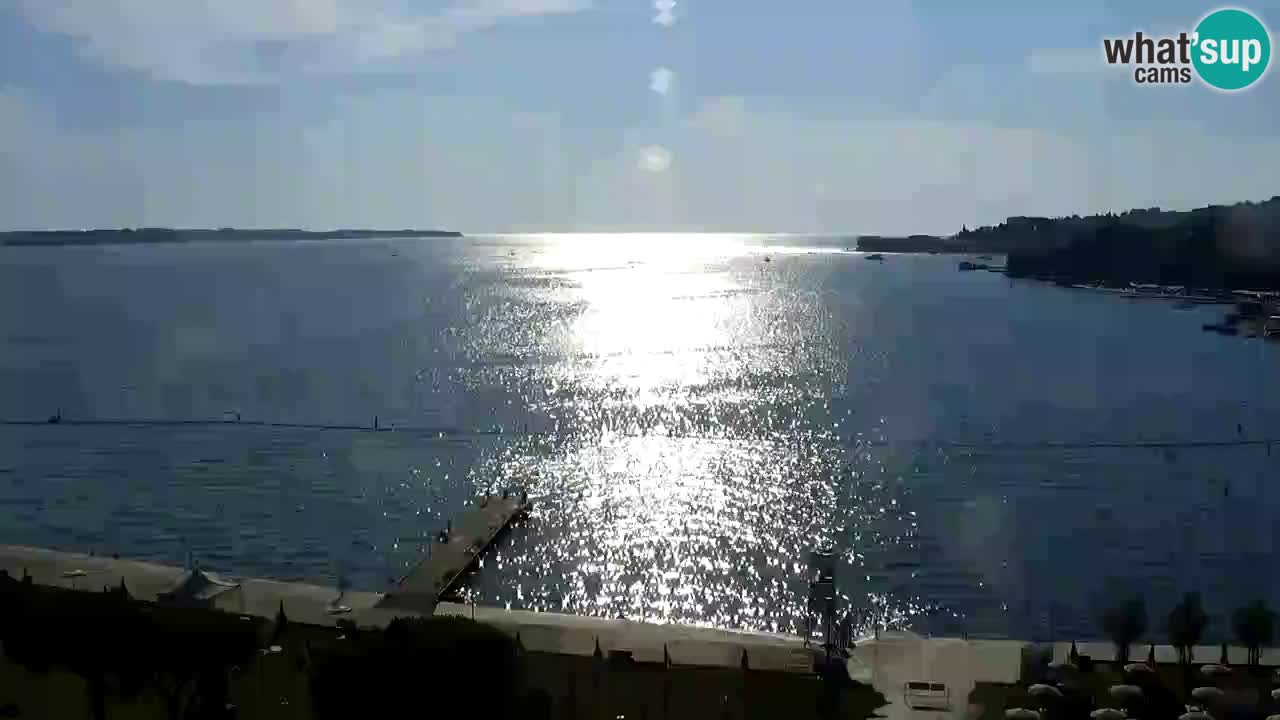 Webcam Portorož Panoramic view from Casino Portoroz