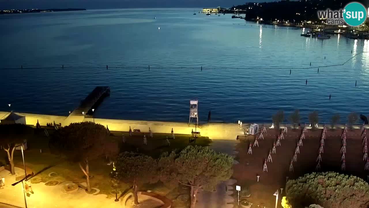 Webcam Plage Portorož – Bungalow