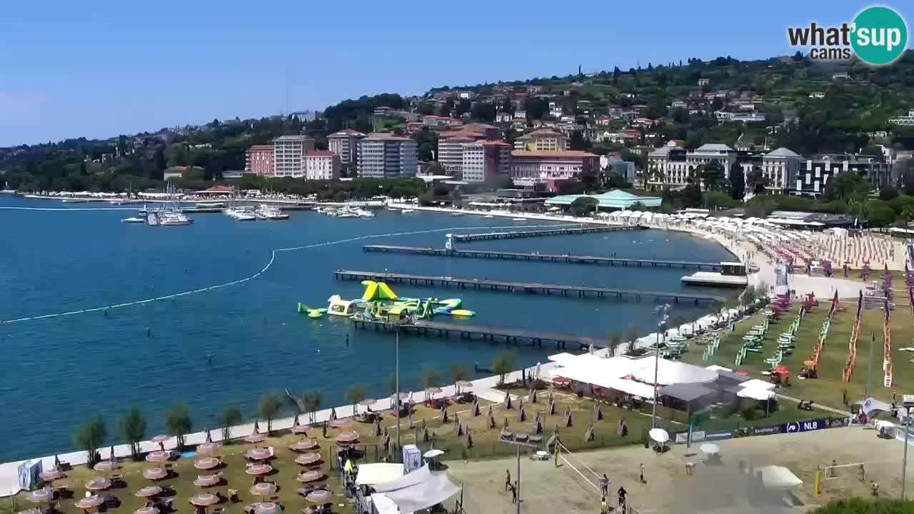 Webcam Playa Portorož – Bungalow