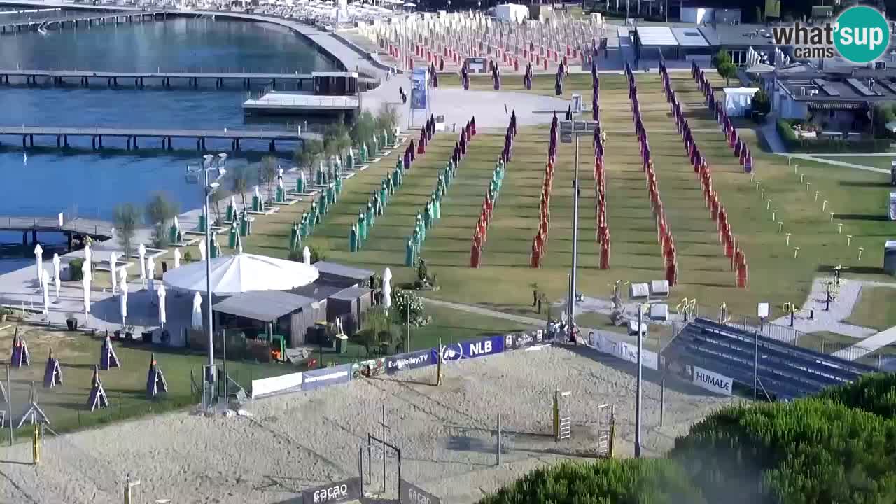 Spletna kamera Portorož plaža – Pogled z restavracije Bungalow