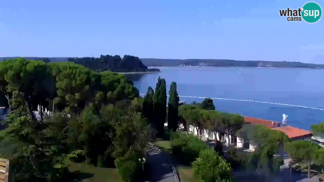 Spletna kamera Portorož plaža – Pogled z restavracije Bungalow