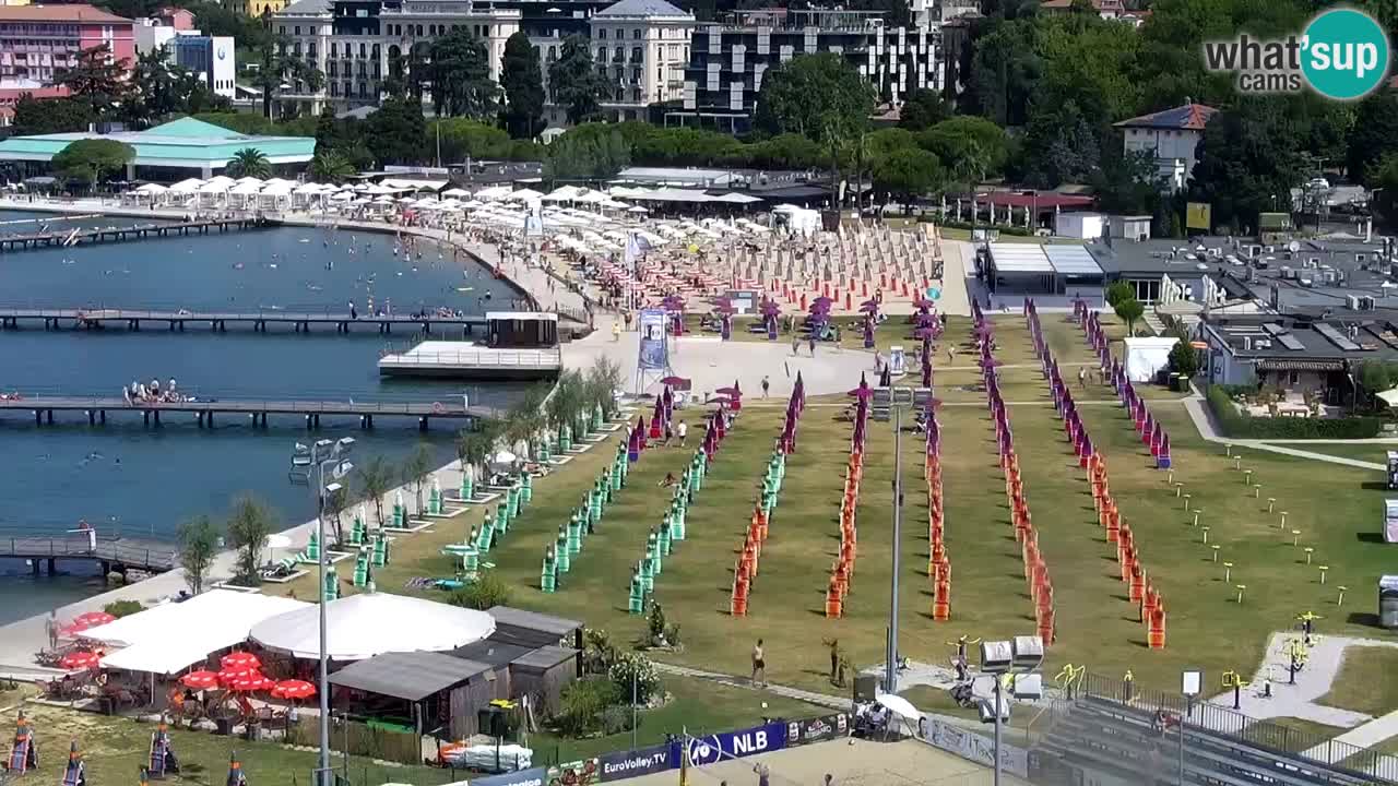 Webcam Live Portorož Strand – Bungalow