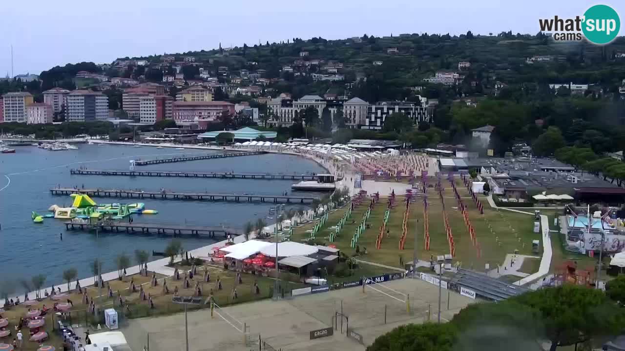 Webcam Playa Portorož – Bungalow
