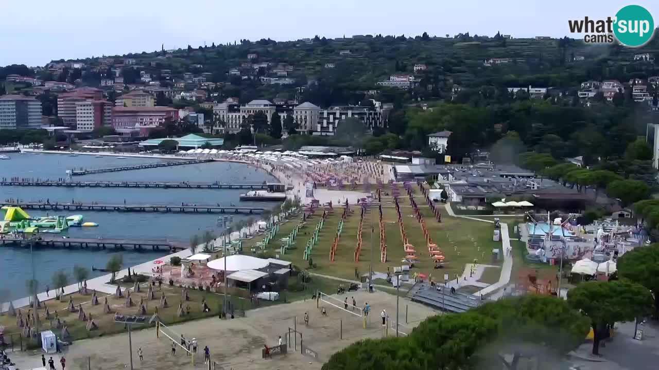 Webcam Playa Portorož – Bungalow
