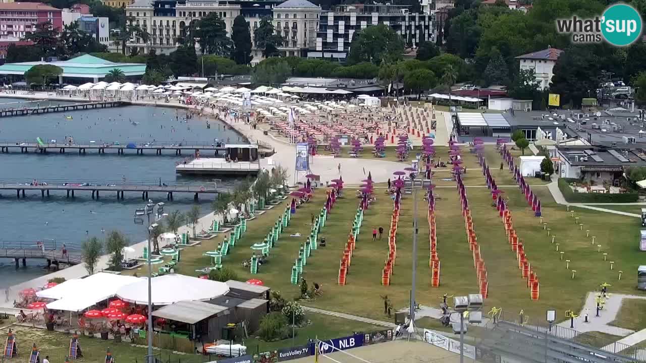 Webcam Plage Portorož – Bungalow