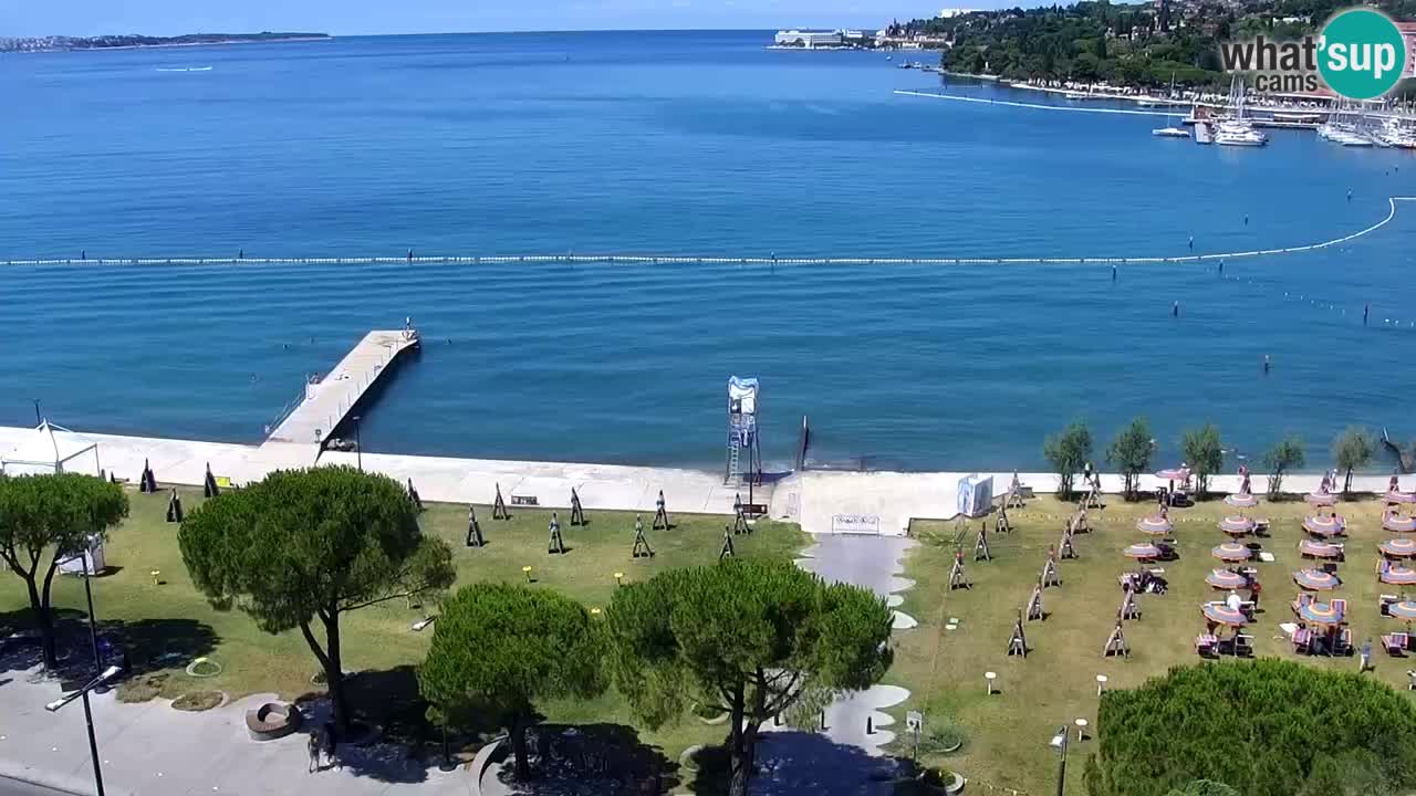 Live Webcam Portorose – Panorama