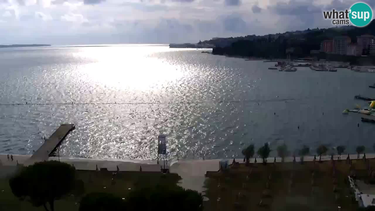 Web kamera Portorož plaža