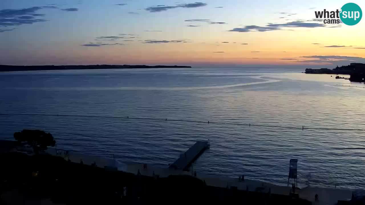 Portorož – panorama webcam