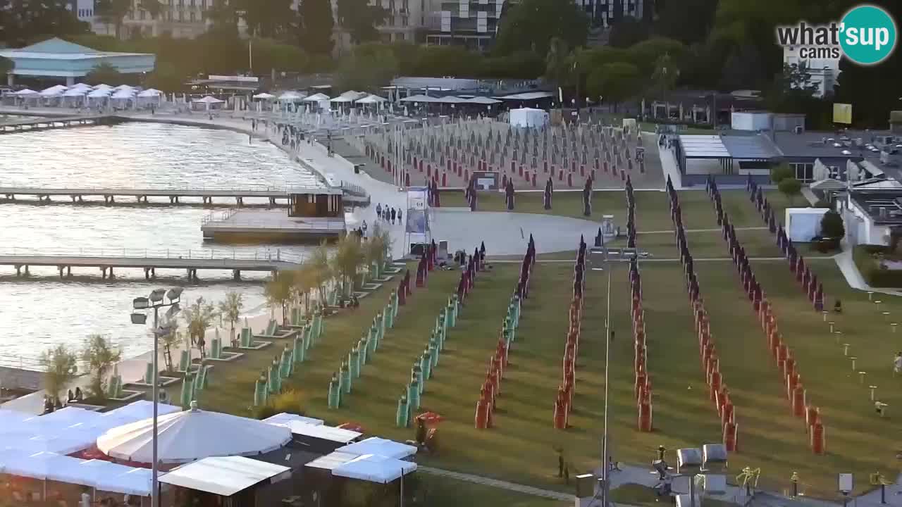 Web kamera Portorož plaža