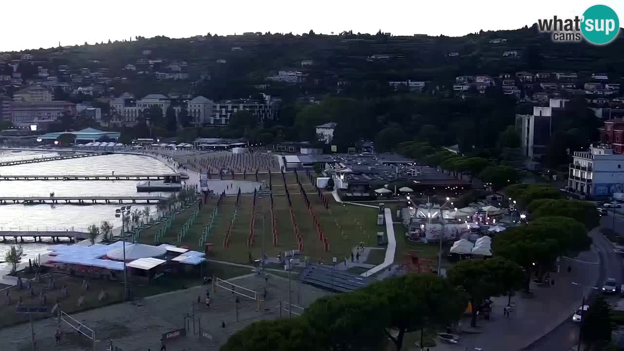 Web kamera Portorož plaža