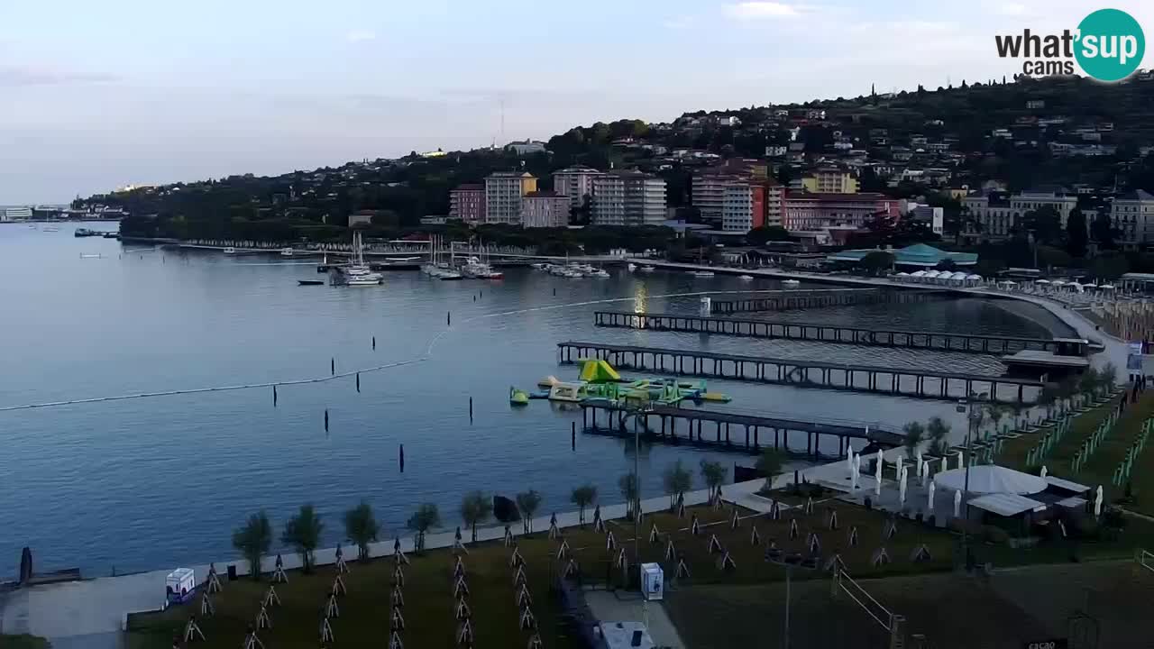 Webcam Plage Portorož – Bungalow