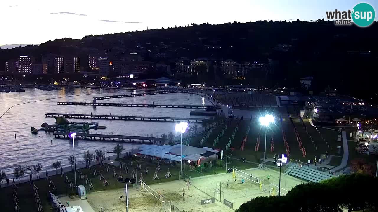 Webcam Live Portorož Strand – Bungalow