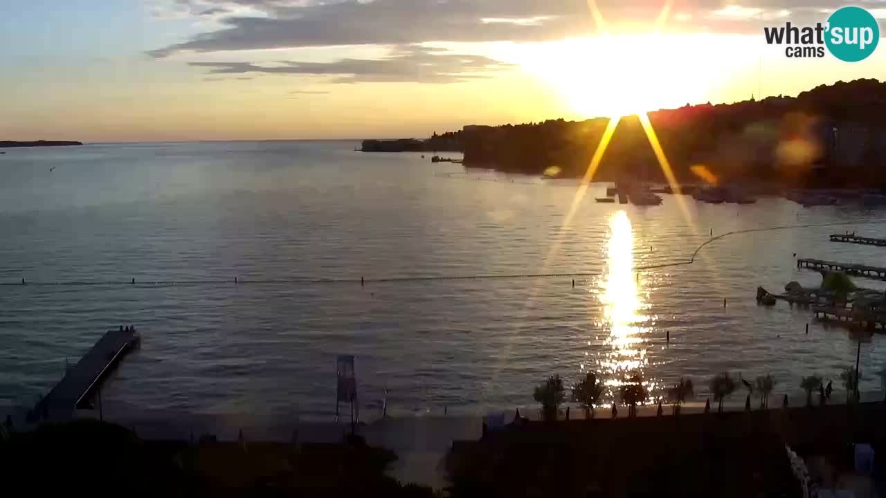 Webcam Playa Portorož – Bungalow