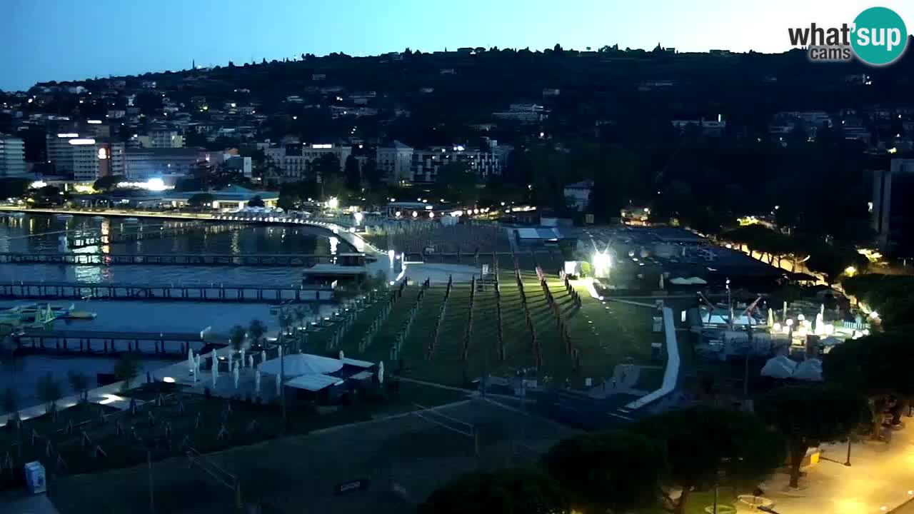 Web kamera Portorož plaža