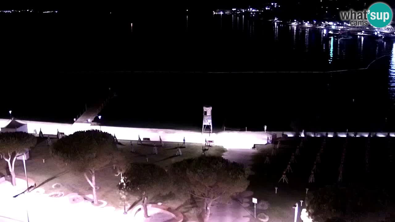 Spletna kamera Portorož plaža – Pogled z restavracije Bungalow