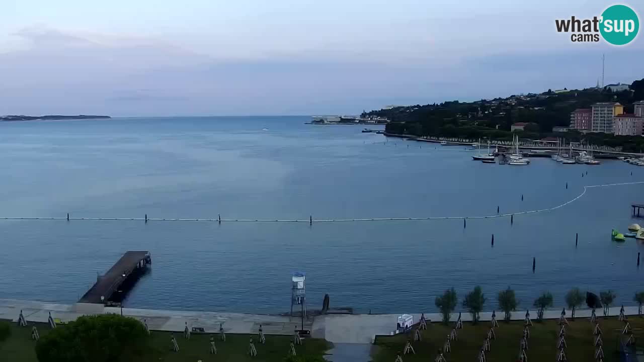 Webcam Playa Portorož – Bungalow