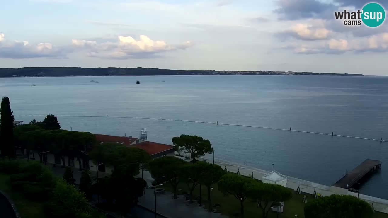 Webcam Live Portorož Strand – Bungalow