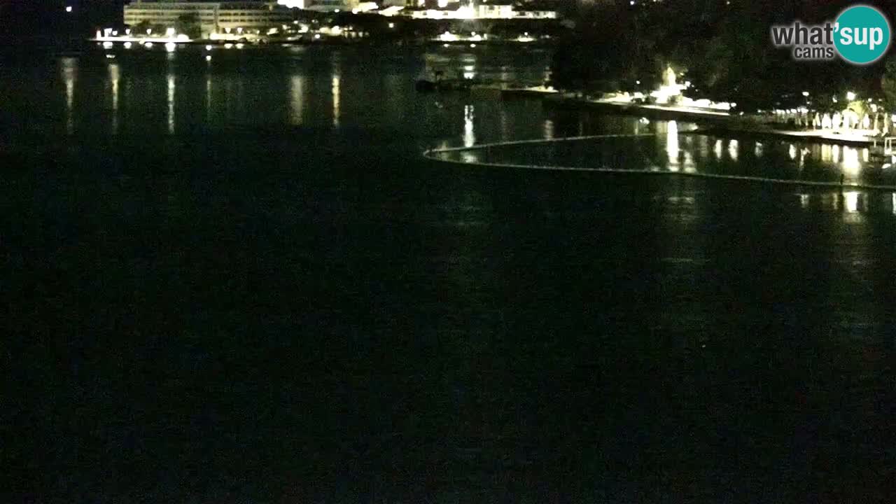 Spletna kamera Portorož plaža – Pogled z restavracije Bungalow