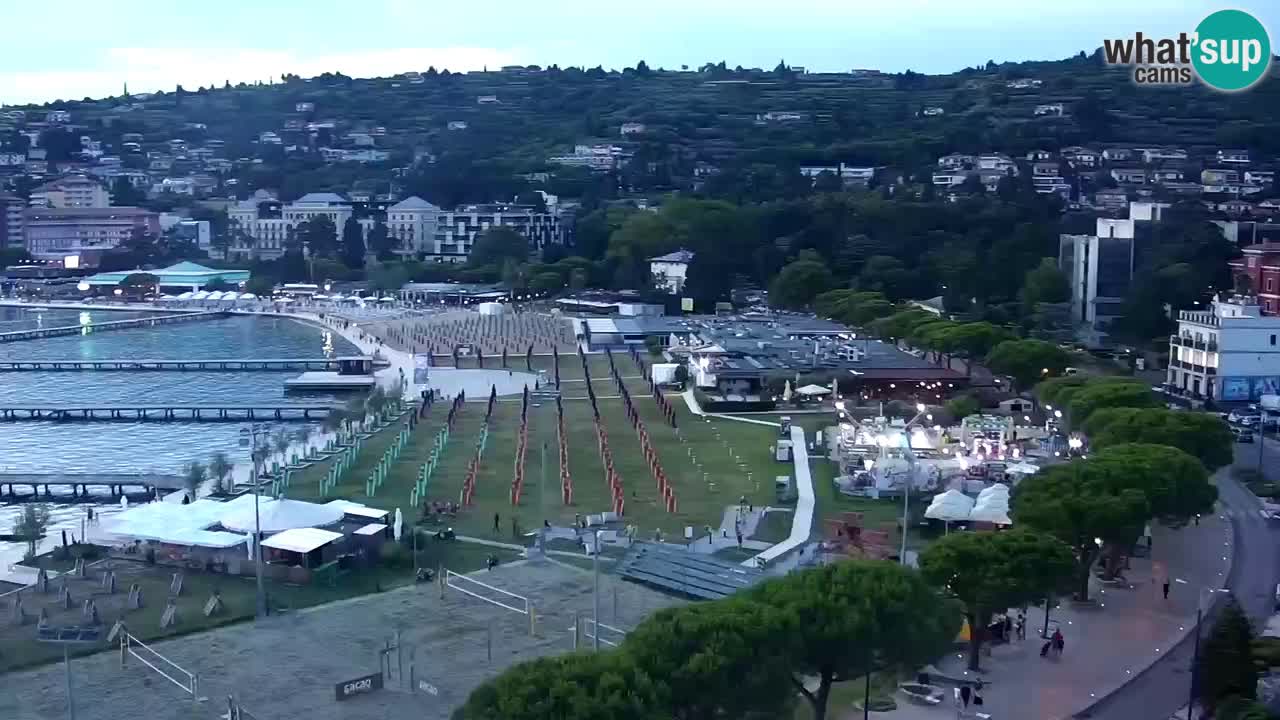 Web kamera Portorož plaža