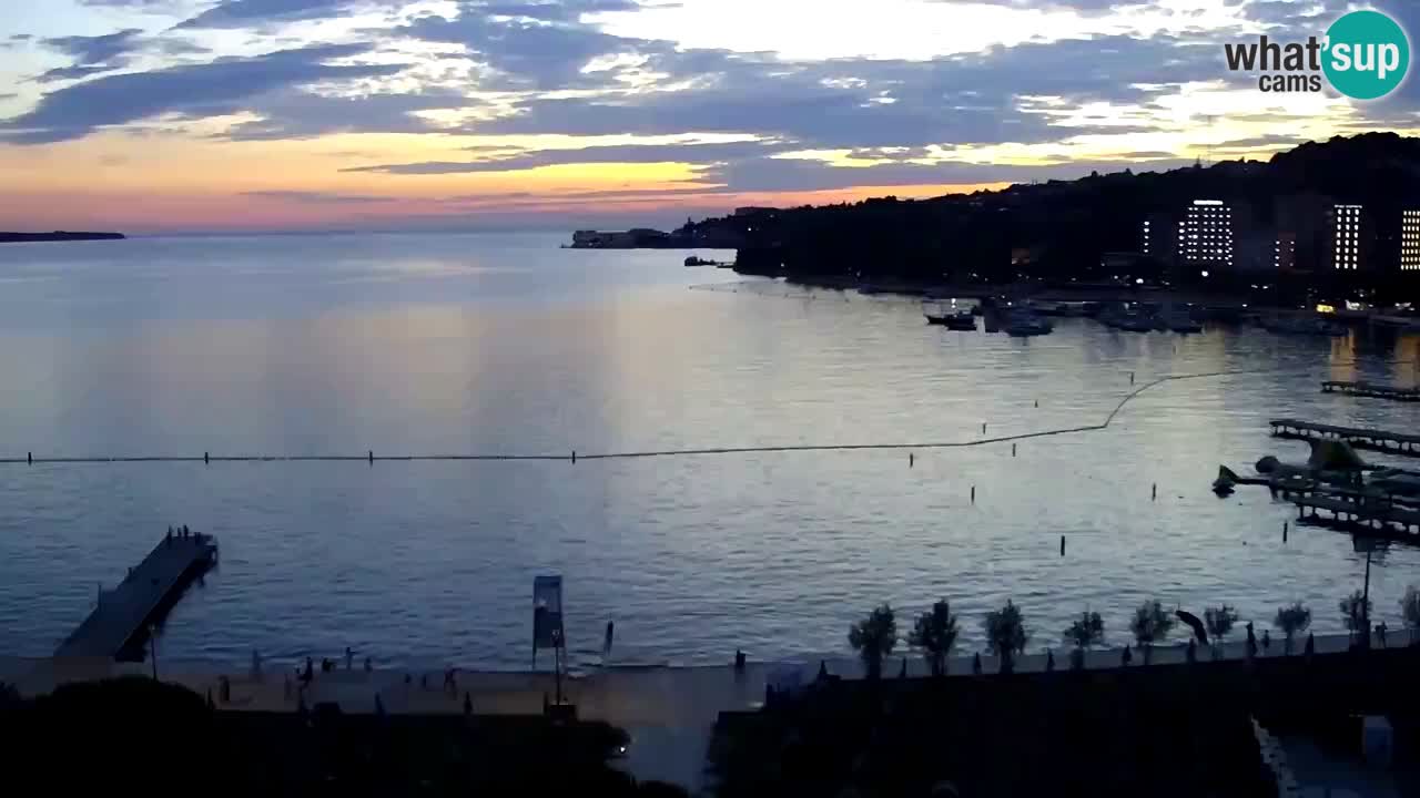 Webcam Live Portorož Strand – Bungalow
